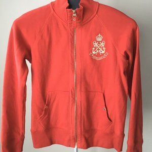Lauren Jeans Co. Ralph Lauren Red/Gold Full-Zip